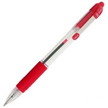 Zebra Zebra Z-Grip Retractable Ballpoint 1.0mm Tip Red (Pack 12)
