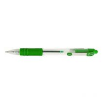 Zebra - Z-Grip Retractable Ballpoint 1.0mm Tip Green (Pack 12)