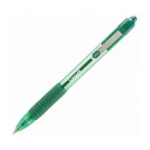 Zebra - Z-Grip Smooth Rectractable Ballpoint Pen 1.0mm Tip Green (Pack 12)