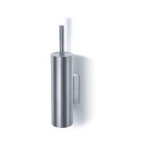 Zack - Tubo Ensemble brosse WCs Mural 30X10X10cm inox satiné mat
