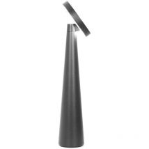 Zafferano - Lampe de Table Rechargeable Angelina – Sans Fil, Tête Ajustable, Commande Tactile, Design Moderne pour Intérieur – Couleur Noir
