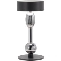 Royal Family Wi-Fi – Wiederaufladbare LED-Tischlampe, Touch-Dimmer, 36h Akku, Titan-Alu, Glas - Zafferano