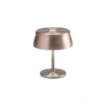 Zafferano - sister light mini Lampe de table led intelligente Wi-fi Cuivre rechargeable et dimmable