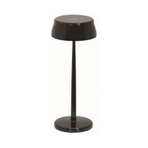 Zafferano - sister light Wi-fi Lampe de table led intelligente rechargeable et dimmable Noir Nacré