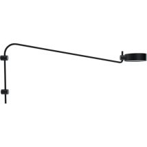Super o LED-Wandleuchte mit Arm Schwarz wiederaufladbar und dimmbar - Zafferano