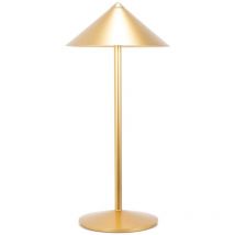 Zafferano - Wiederaufladbare LED-Tischleuchte Pina l Schreibtisch – 6 w, IP65, Touch-Dimmer, Magnetkopf, modernes Design für drinnen und draußen –