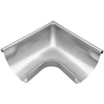 Zambelli - Cornière De Gouttière 90 Degrés (angle Extérieur) Galvanisée Cornière De Gouttière Avec Bourrelet Extérieur Pour Gouttière Demi-ronde, Sans