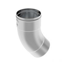 Titanzink Meister-Bogen 40 Grad 76 mm mit Logo einteilig, 133220-E-ZAM - Zambelli