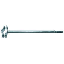 Support d'antenne M10x55 – Zamak galvanisé blanc – 25 cm – MINUTEX