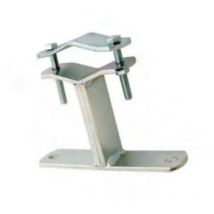 zanca da tassellare staffa tipo emilia fissaggio antenna tv palo 10 cm