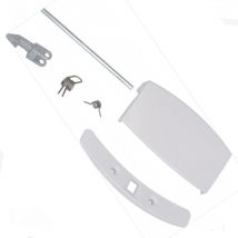 Zanussi Washing machine door handle close White 4055087003