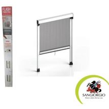 Zanzariera a rullo 'flash' con frizione insetti porte finestre verticale colore: marrone misura: 60x150