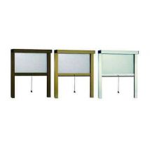 Maurer - Zanzariera A Rullo In Kit 120x160h Verticale X Finestre Marrone Riducibile