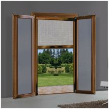 Zanzariera a rullo verticale per porta/finestra cm 140 x 250 - bronzo