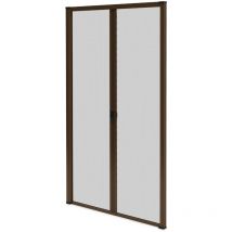 Zanzariera per Porta Vetrata Alluminio Marrone - 240 x 230 cm