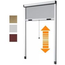 Zanzariera Bianca Thorx 250x80-65, Protezione Per Finestre E Porte Antizanzare