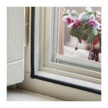 Zanzariera a Velcro 2x75x250 Bianca per Porta