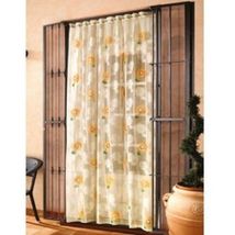 Tenda Zanzariera Girasole Con Asole E Piombo Cm. 145/150x250 Col. Panna