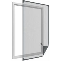 Zanzariera con telaio magnetico per finestre antracite max 120x140 cm