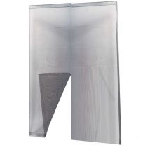 Zanzariera Adesiva 120x240 Grigio