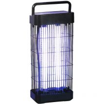 Zanzariera Elettrica Anti Zanzare Mosche 2 Lampade uv Elettroinsetticida Slim