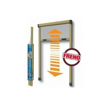 Bazar zanzariera avvolgibile verticale con frizione bronzo 120X170 cm. - Medal