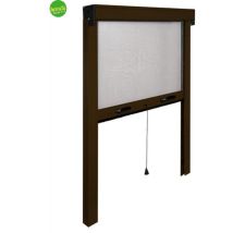 Zanzariera verticale in kit col. Marrone (ral 8017) cm.120x160