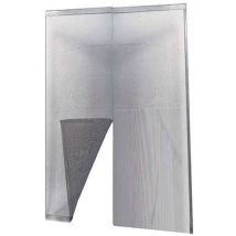 Effe - Zanzariera Porta a Strappo Poliestere Bianco Cm 150 - H.Cm 250 - 5 Pz