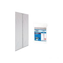 Zanzariera porta ecco magnet IRS poliestere grigio pannelli 2 cm 140 h.cm 240 IRS