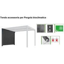Zanzariera Tenda Laterale per Pergola Bioclimatica in pvc Gazebo in Alluminio