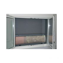 Zanzariera universale verticale con finitura marrone per tapparelle motorizzate Stop Inset 130x160 cm