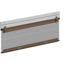 Medal 0075920 Zanzariera Plissettata Per Tapparella 100x160 Cm Fissaggio Rapido Guide 14-20 Mm Colore Marrone