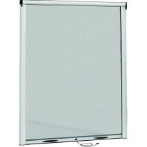 Zanzariera a rullo per finestra con cassonetto da 32mm 100x160cm bianca