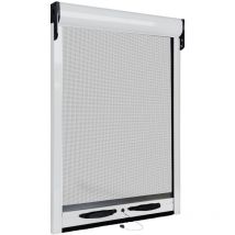 Zanzariera a rullo per finestra con cassonetto da 32mm 120x160cm bianca