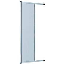 Irs - Kit 2 Zanzariere Alluminio Sottili Orizzontale Bianco Cm.140x250