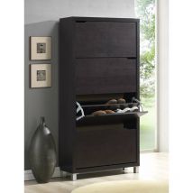 Zapatero 4 puertas kubox acabado capuchino 79cm(ancho) 155cm(altura) 24cm(fondo)