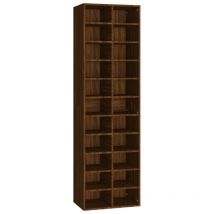 Zapatero 54 x 34 x 183 cm madera contrachapada marrón 020043399