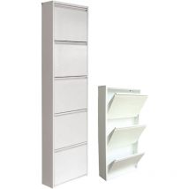 Zapatero 'Abatible' 5 Puertas - 50 x 15 x 169 Cm