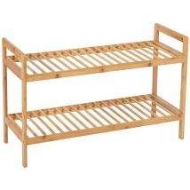 Estantería/zapatero bambú 70x26x40cm MU73106 Andrea House