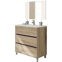 Mueble de Lavabo Kalma Roble Cambrian - ref: 6072-MU - Muebles Pitarch