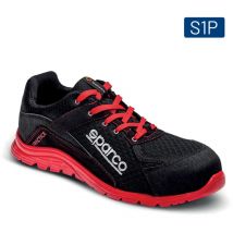 07517NRRS Zapatos de seguridad para practicar Jacques S1P src Rojo/Negro 48 - Sparco