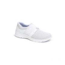 Zapatilla tipo blucher con cierre de elástico superior siena tex 36 Blanco
