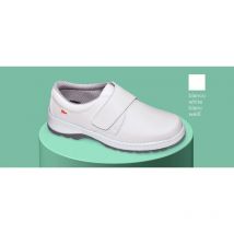 Zapato de sanidad transpirable con pala de microfibra forrada Dian milán-scl liso 48 Blanco