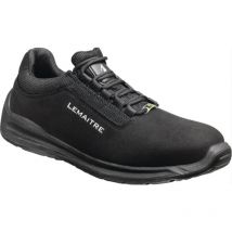 Zapato de seguridad con perno Talla 45 negro S3 ESD SRC EN20345 Microfibra LEMAITRE