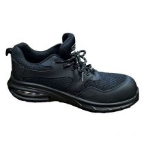 Safetop - Zapato de seguridad duttio, zapato S1P Microfibra negra, AirComfort 42