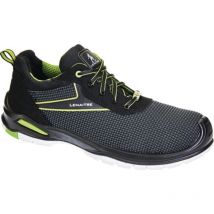 Lemaitre - Zapato de seguridad Ringo Talla 43 negro / verde S3 src esd EN20345 Textil