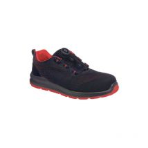Zapato deportivo de seguridad Compositelite Wire Lace Knit S1P FT08 42 Negro/Rojo