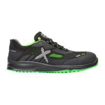 Exena - Zapatos de seguridad Revolt S1P esd src - 45 (eu) - Negro /Verde