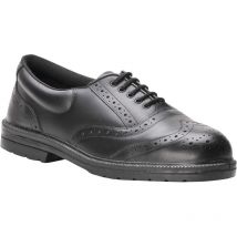 Portwest - Zapato de trabajo Steelite Executive Brogue S1P FW46 46 Negro