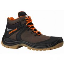 Zapatos de seguridad AIR CROSS BOSSEUR - Alto S3 - Marrón - Talla 46 - 11444-008